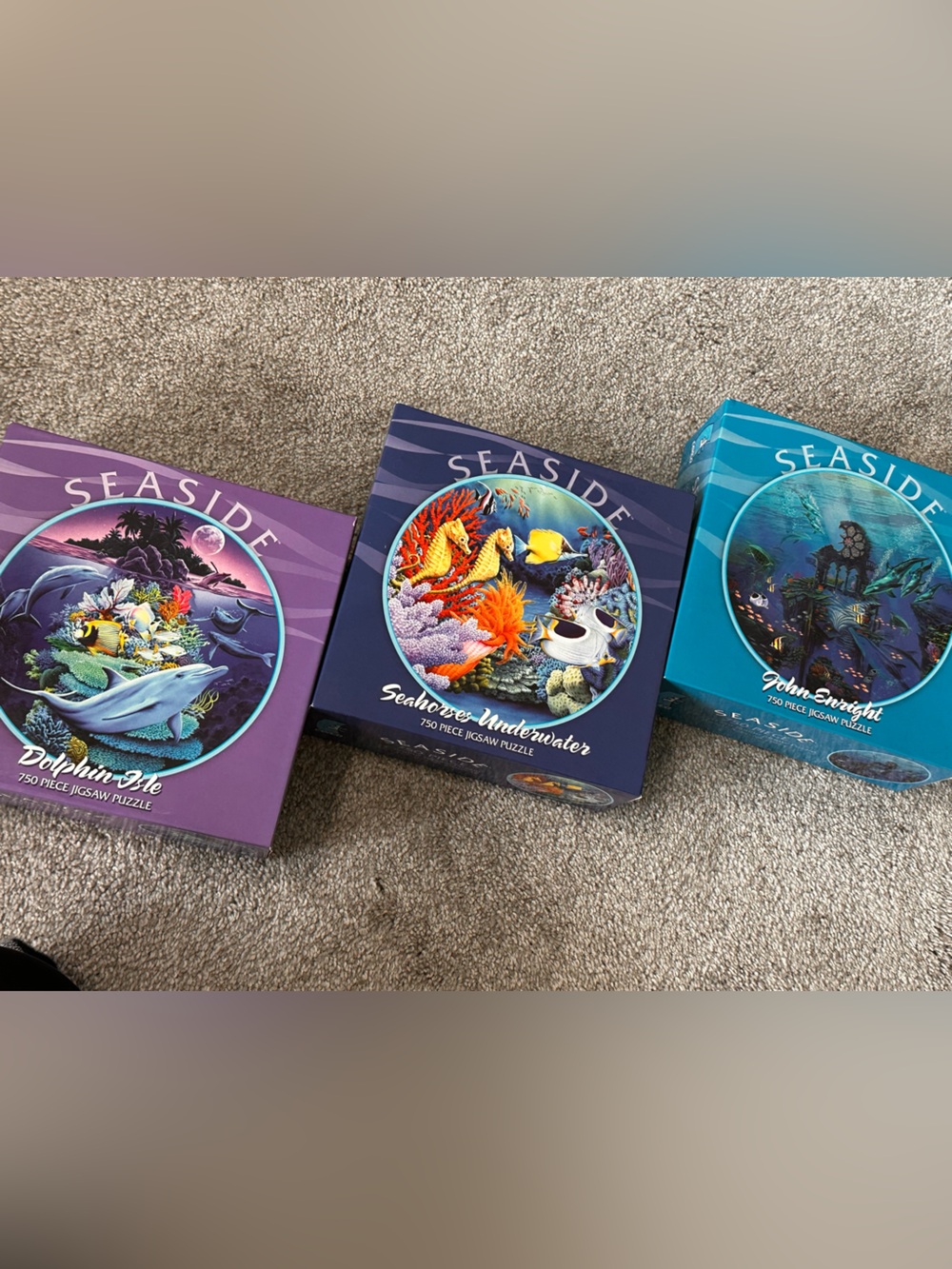 Seaside 750pc Jigsaw Puzzle Trio